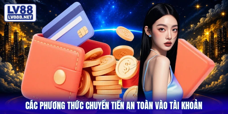 Các phương thức chuyển tiền an toàn vào tài khoản
