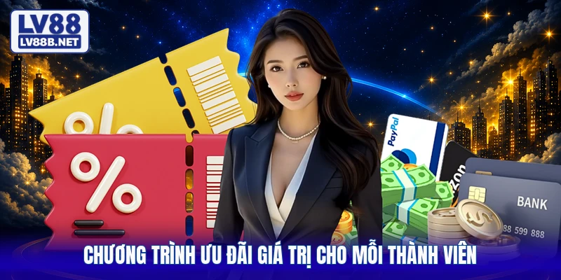 Chương trình ưu đãi giá trị cho mỗi thành viên