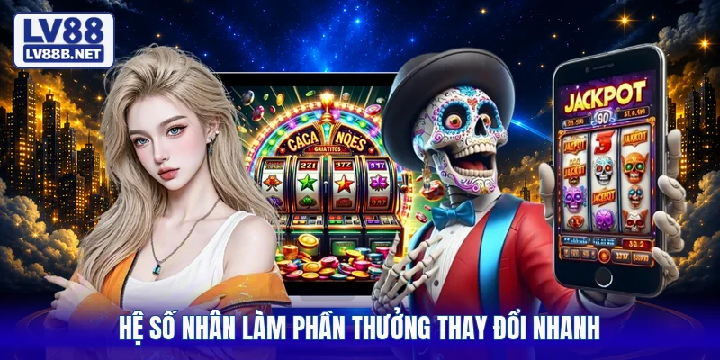 Hệ số nhân làm phần thưởng thay đổi nhanh